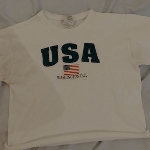 USA Crop Top